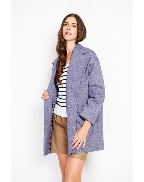 Manteau en Laine mélangée loup