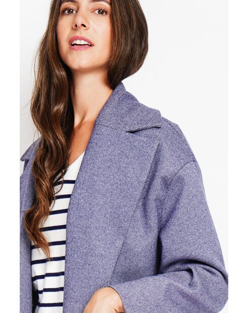 Manteau en Laine mélangée loup