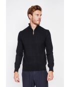 Pull col camionneur noir