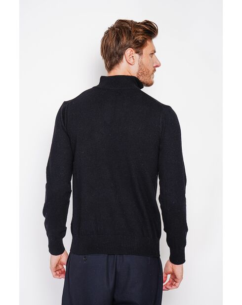 Pull col camionneur noir