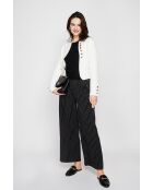 Veste courte boutonnée naturelle