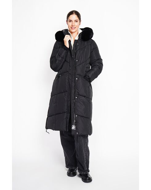 Doudoune longue noire