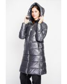 Doudoune longue loup