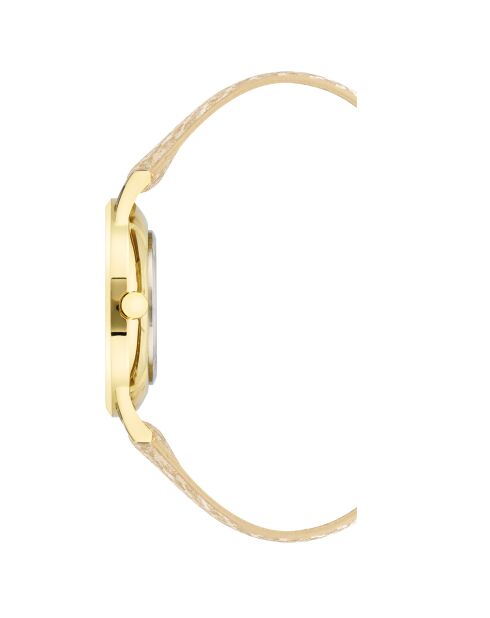 Montre Femme en Cuir beige