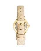 Montre Femme en Cuir beige