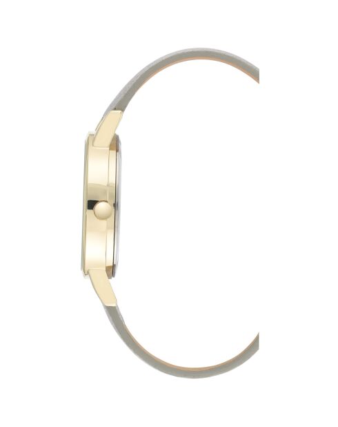 Montre Femme en Cuir grise