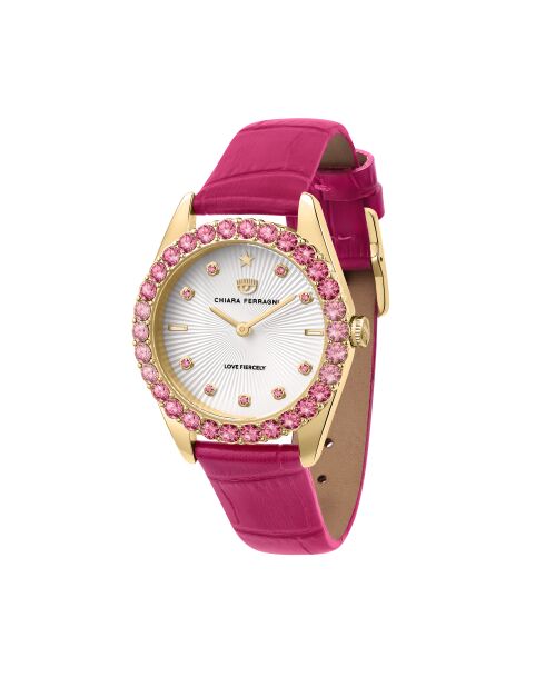 Montre Femme Everyday en Cuir rose