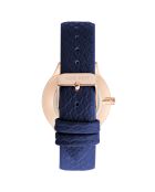 Montre Femme en Cuir bleue