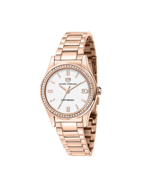 Montre Femme en Acier rose doré