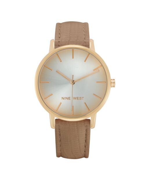 Montre Femme en Cuir marron