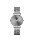 Montre Femme Minuit en Acier argentée