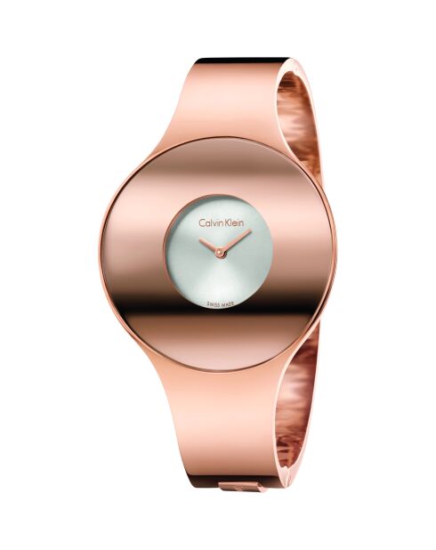 Montre Femme en Acier rose doré