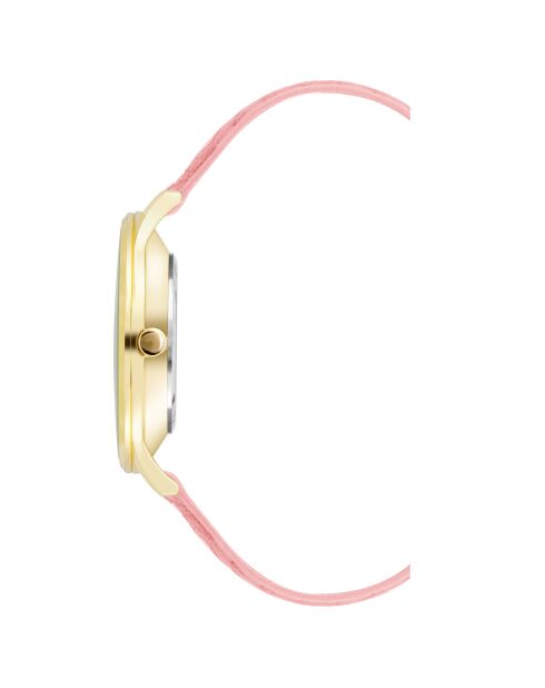 Montre Femme en Cuir rose