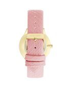 Montre Femme en Cuir rose