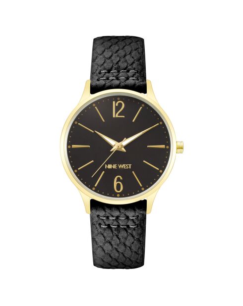Montre Femme en Cuir noire