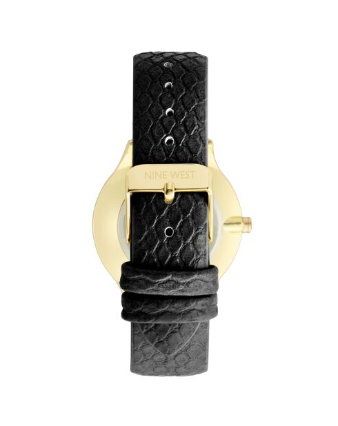 Montre Femme en Cuir noire