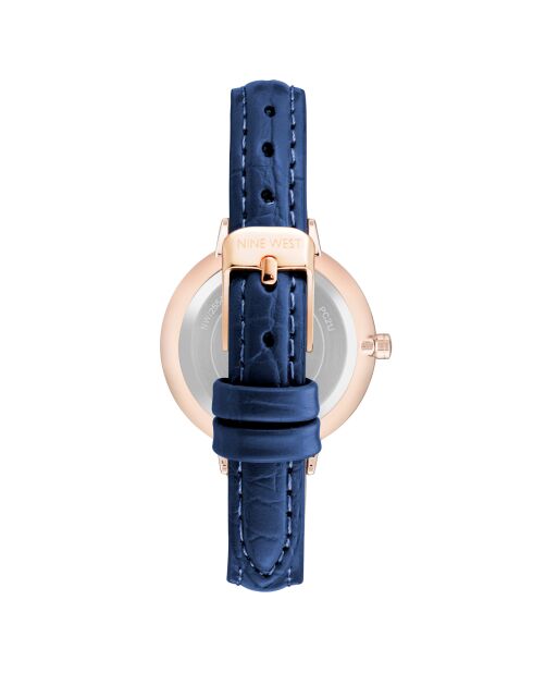 Montre Femme en Cuir bleue