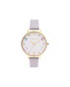 Montre Femme Rainbow Bee en Cuir violette