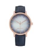 Montre Femme en Cuir bleue