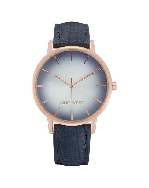 Montre Femme en Cuir bleue