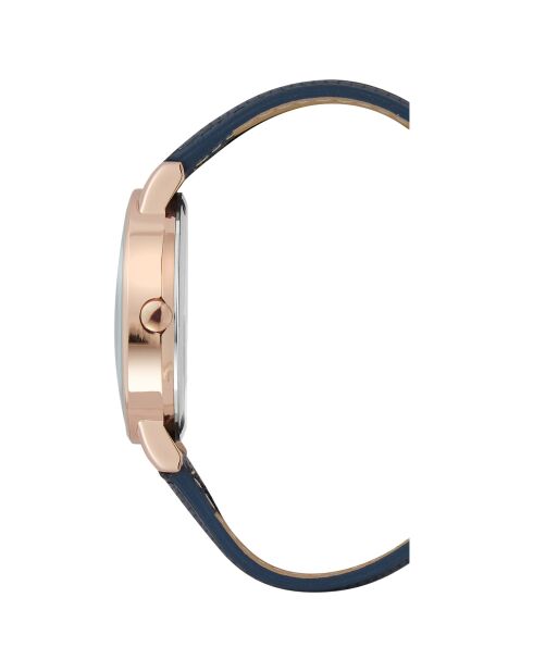 Montre Femme en Cuir bleue