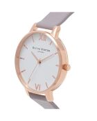 Montre Femme en Cuir violette