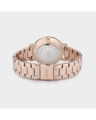 Montre Femme Le Couronnement en Acier rose doré