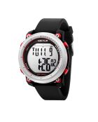 Montre Digitale Homme en Silicone noire
