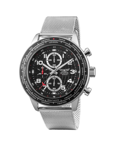 Montre Homme en Acier argentée