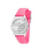 Montre Femme Love Parade en Silicone rose