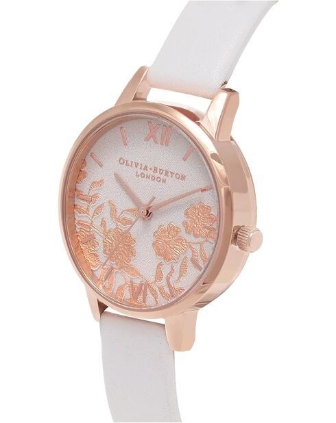 Montre Femme en Cuir grise