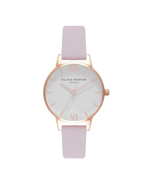 Montre Femme en Cuir violette