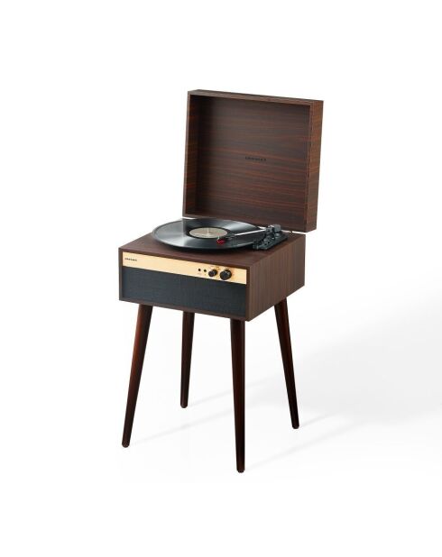 Platine Vinyle Jasper sur pieds noyer