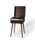 Platine Vinyle Jasper sur pieds noyer