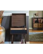 Platine Vinyle Jasper sur pieds noyer