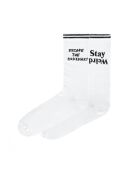 2 paires de chaussettes en coton blanches