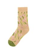 Chaussettes en coton beiges