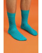 Lot de 2 paires de chaussettes en coton assorties