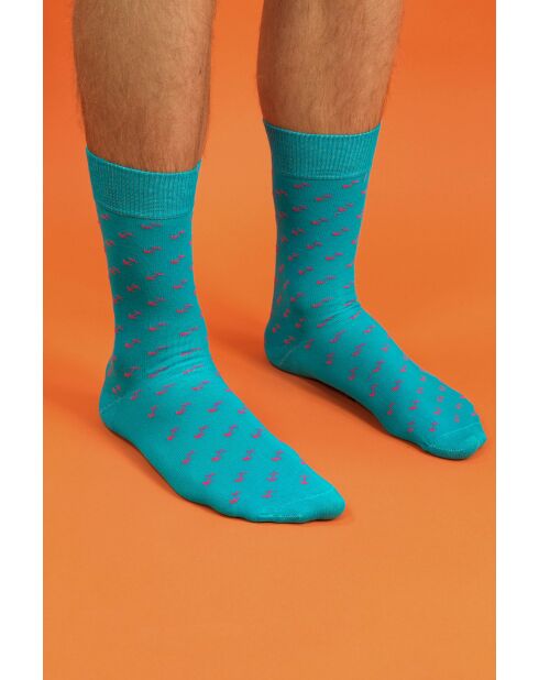 Lot de 2 paires de chaussettes en coton assorties