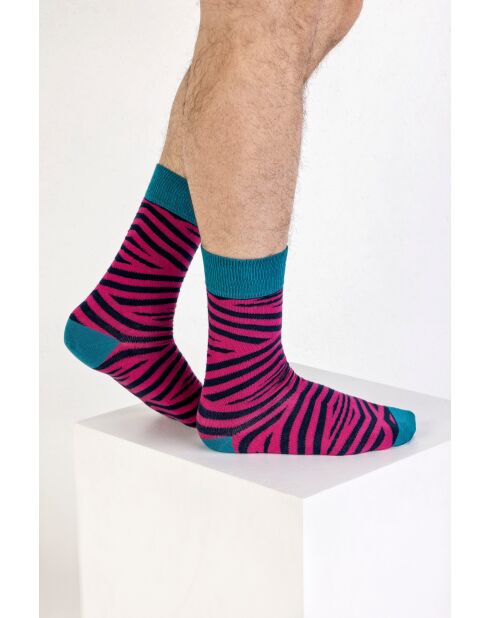 Lot de 2 paires de chaussettes en coton assorties