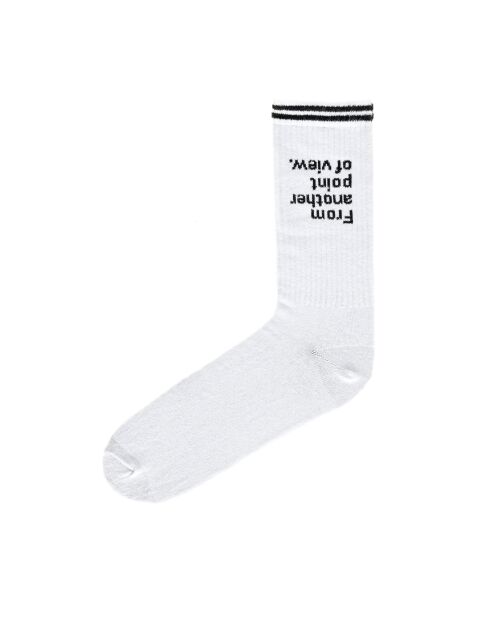 Chaussettes en coton blanches