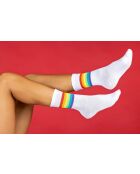 Chaussettes en coton blanches