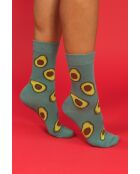 Chaussettes en coton bleues