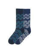 Lot de 2 paires de chaussettes en coton assorties