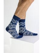 Lot de 2 paires de chaussettes en coton assorties