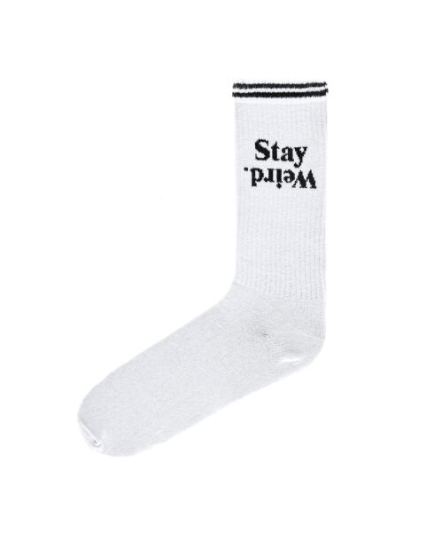 Chaussettes en coton blanches