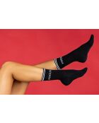 Chaussettes en coton noires