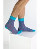 Lot de 2 paires de chaussettes en coton assorties