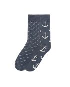 Lot de 2 paires de chaussettes en coton grises