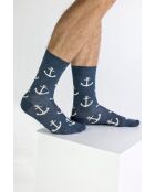 Lot de 2 paires de chaussettes en coton grises